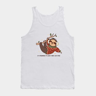 It's Beginning To Look a Sloth Like Xmas Tank Top